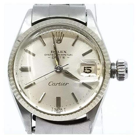 rolex cartier signed|Rolex Cartier dial.